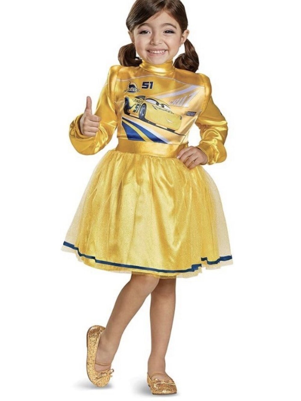 Disney Pixar Cars 3 Cruz Toddler Costume Yellow Small 2T Playtime Halloween
